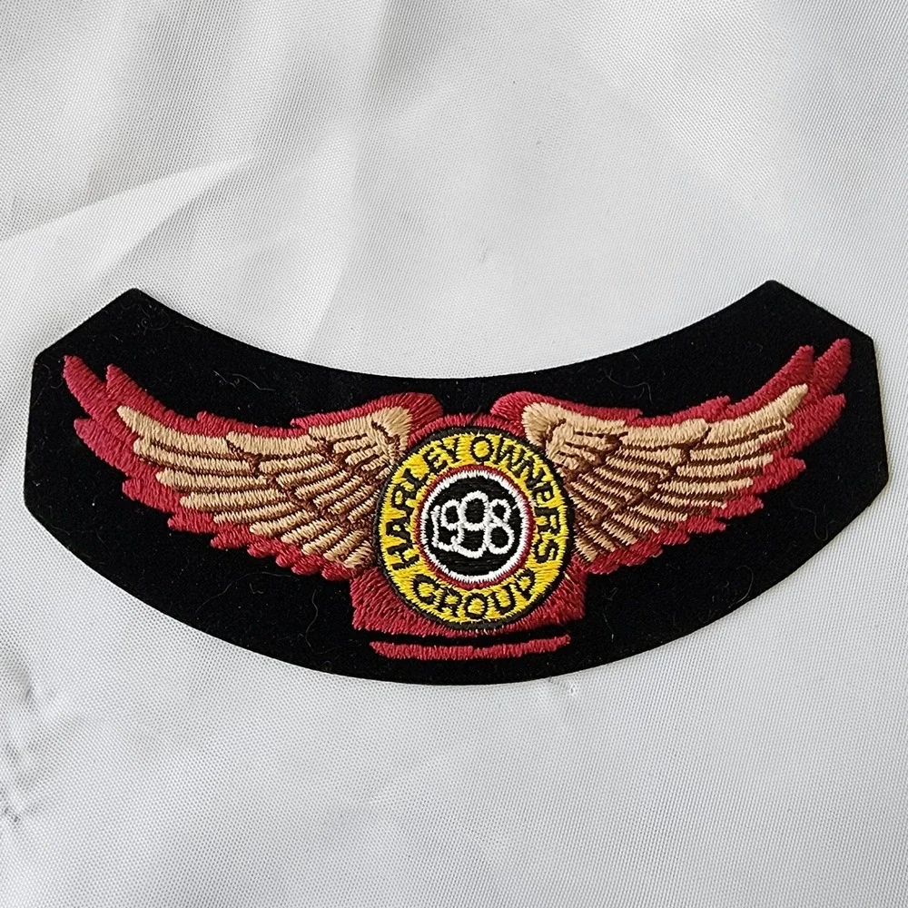 Harley Owners Group HOG 1998‎ Patch & Pin Set Motorcycle Biker Vest NOS Rare OG - Picture 2 of 6